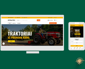Svetainių, El. parduotuvių, Seo, logotipo ir reklamų kūrimas / Tautvydas Zaurynas / Darbų pavyzdys ID 3078584