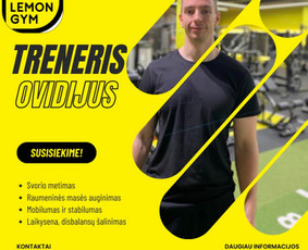 Asmeninis treneris Vilniuje – jėga, technika, mažos grupės / Ovidijus Matukas / Darbų pavyzdys ID 3079932