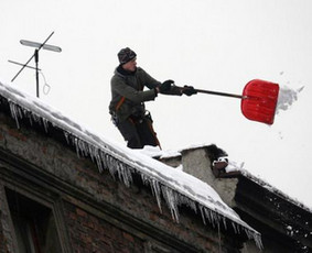 Sniego valymas nuo stogų - Sniego valymas / sniego valymas nuo stogu - 4