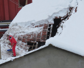 Sniego valymas nuo stogų - Sniego valymas / sniego valymas nuo stogu - 1