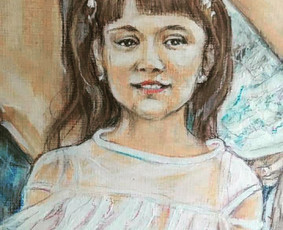 Fragmentas iš šeimos portreto.
Pastelė
