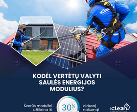 Naujos kartos - langų, fasadų, stogų valymo paslaugos / iClean valymo sprendimai / Darbų pavyzdys ID 3090698