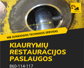 Ūkio technikos remontas - Kiaurymių restauravimas - 2