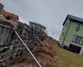 Pamatų liejimas, perdangų,sienų ir grindų betonavimas - Tvoros pamatai, betonavimas - 1 Tvoros pamatai, betonavimas - Pamatų liejimas, perdangų,sienų ir grindų betonavimas - 1