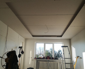 Vidaus apdailos darbus - Pakabinamų lubų montavimas - 4 Pakabinamų lubų montavimas - Vidaus apdailos darbus - 4