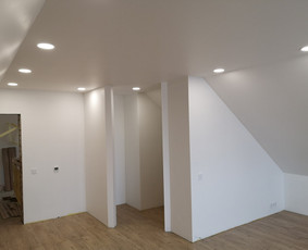 Vidaus apdailos darbus - Lubų dažymas - 1 Lubų dažymas - Vidaus apdailos darbus - 1