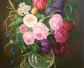 Natiurmortas. 100x80cm. Drobė, aliejus. 2019m.