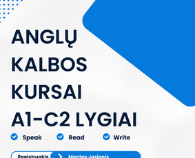Anglų kalbos kursai, pamokos - 90 min anglų kalbos pamokos - 3