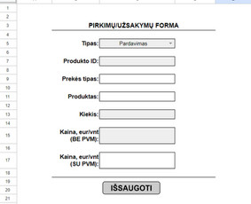 Power Apps, Power Bi, Power Automate ir Excel sprendimai / Deividas Sališius / Darbų pavyzdys ID 3123679