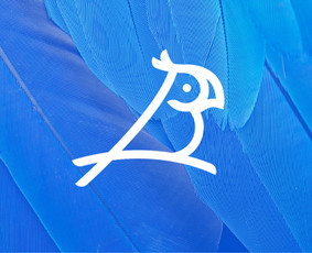 Bluebird   |   B + Bird + Parrot   |   For fun  |   Logotipų kūrimas - www.glogo.eu - logo creation.