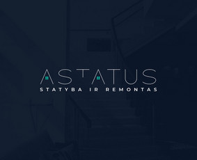 Astatus logotipas, statyba ir remontas.