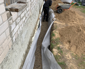 Pamatų šiltinimas - Šiltinam Fasadus! Atliekame mūro darbus! - 1