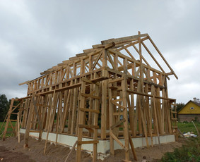 Individualių namų statyba iki raktų - Karkasiniu pastatu statyba - 4