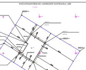 Topografija Ribų ir statyb. žymėjimai Geodezija Kadastras / matininkas - geodezininkas E. Kvedaras / Darbų pavyzdys ID 3134181