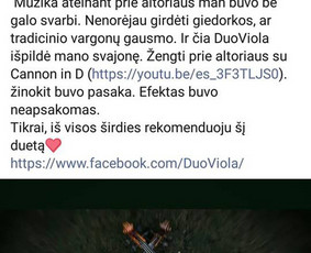 Renginių vedėjai / Styginių duetas / Laimis Krunglevičius / Darbų pavyzdys ID 589101