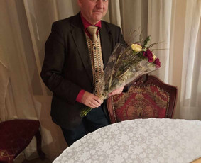 Vedėjas Arvydo Jaronskio iškilmės. Arvydas ir A5ko / ajaronskis7 / Darbų pavyzdys ID 3138987
