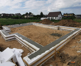 Pamatų įrengimas, liejimas. - Gręžtiniai (poliniai) pamatai - 1 Gręžtiniai (poliniai) pamatai - Pamatų įrengimas, liejimas. - 1