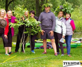 Stovyklavietė prie Jūros upės, Turistauk.lt baidarės
