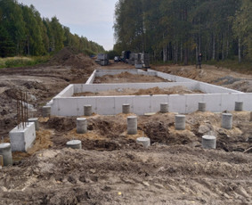 Pamatų įrengimas - Gręžtiniai (poliniai) pamatai - 1 Gręžtiniai (poliniai) pamatai - Pamatų įrengimas - 1