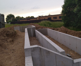 Pamatų įrengimas - Atraminės sienelės - 3 Atraminės sienelės - Pamatų įrengimas - 3