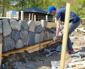 Akmens darbai.lauko laiptai.akmenų klojimas / Akmens Asai / Darbų pavyzdys ID 3143559