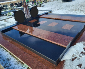 Kapavieciu dengimas granito plokstemis - Paminklų, antkapių montavimas - 4 Paminklų, antkapių montavimas - Kapavieciu dengimas granito plokstemis - 4