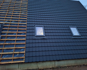 Stogų dengimas, šiltinimas pučiama vata ,stogo renovacija, / MB "Spalvotas plienas" / Darbų pavyzdys ID 3148531