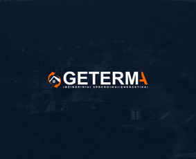 Logotipas Geterma, inžineriniai sprendimai, energetikai.