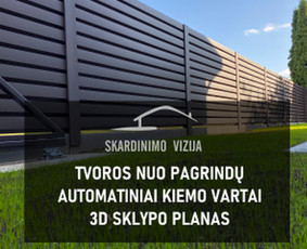 Modernių tvorų įrengimas nuo pagrindų / MB"Skardinimo Vizija" / Darbų pavyzdys ID 3149823