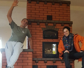 Šildymo krosnis su Šildomu gultu