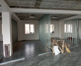 Gipso kartono montavimas - Vidaus apdaila.dažymas, tinkavimas glaistas. - 2