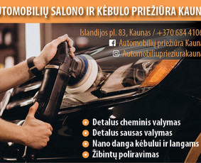 Cheminis automobilio valymas, poliravimas. Nano dangos ir kt / Automobilių priežiūra Kaunas / Darbų pavyzdys ID 3154925