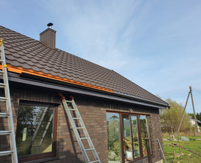 Senu stogu renovacija,nauju stogu konstrukciju surinkimas. / Nerijus Dapkus / Darbų pavyzdys ID 3157839