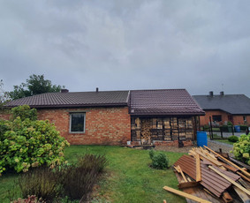 Senu stogu renovacija,nauju stogu konstrukciju surinkimas. / Nerijus Dapkus / Darbų pavyzdys ID 3157843