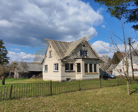 Senu stogu renovacija,nauju stogu konstrukciju surinkimas. / Nerijus Dapkus / Darbų pavyzdys ID 3157853