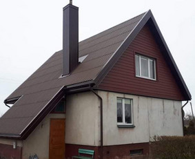 Senu stogu renovacija,nauju stogu konstrukciju surinkimas. / Nerijus Dapkus / Darbų pavyzdys ID 3157873