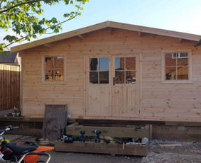 Senu stogu renovacija,nauju stogu konstrukciju surinkimas. / Nerijus Dapkus / Darbų pavyzdys ID 3157907