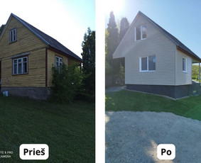 Vidaus ir išorės apdaila / MB Krisvyta / Darbų pavyzdys ID 3162313
