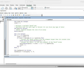Programavimos Paslaugos / Svetainių kūrimas / Programuotojas - Microsoft Office Excel programavimas - 1 Microsoft Office Excel programavimas - Programavimos Paslaugos / Svetainių kūrimas / Programuotojas - 1
