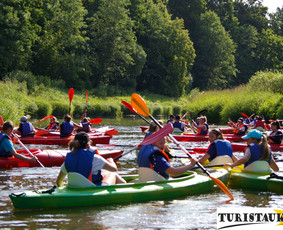Baidarių nuoma Jūros upe su apgyvendinimu, Turistauk.lt
