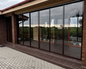 Terasos stiklinimas - aliuminio stumdomos sistemos, stoginės / UAB "Ekoska" / Darbų pavyzdys ID 3163997