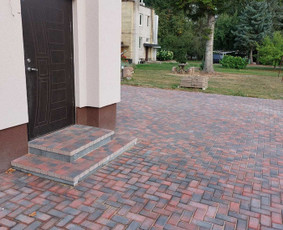 Trinkelių klojimas Kauno - Marijampolės apskrityse / Trinkelių klojimas / Darbų pavyzdys ID 3165281