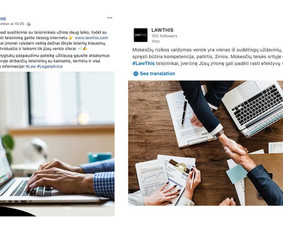 #1socialinių tinklų marketingas Facebook, Instagram, reklama / Austė Lapė / Darbų pavyzdys ID 596331