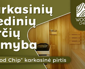 Karkasinės pirtys. Terasos. Sodo nameliai. Sandėliukai. / UAB D&G REKLAMA (Wood Chip) / Darbų pavyzdys ID 3167963