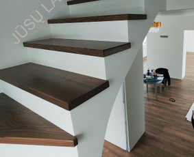 Laiptai, karkasai, laiptasijos, turėklai, pakopos, palangės / Jūsų laiptai / Darbų pavyzdys ID 3168567