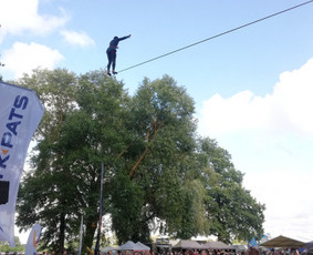 Vaikščiojimo virve užimtumas ir pasirodymai / Slackline Lietuva / Darbų pavyzdys ID 3169463