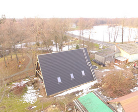 Stogų dengimas, šiltinimas pučiama vata ,stogo renovacija, / MB "Spalvotas plienas" / Darbų pavyzdys ID 3170027