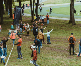 Vaikščiojimo virve užimtumas ir pasirodymai / Slackline Lietuva / Darbų pavyzdys ID 3172837