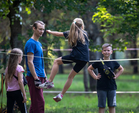 Vaikščiojimo virve užimtumas ir pasirodymai / Slackline Lietuva / Darbų pavyzdys ID 3173129