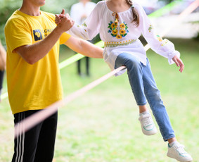 Vaikščiojimo virve užimtumas ir pasirodymai / Slackline Lietuva / Darbų pavyzdys ID 3173137